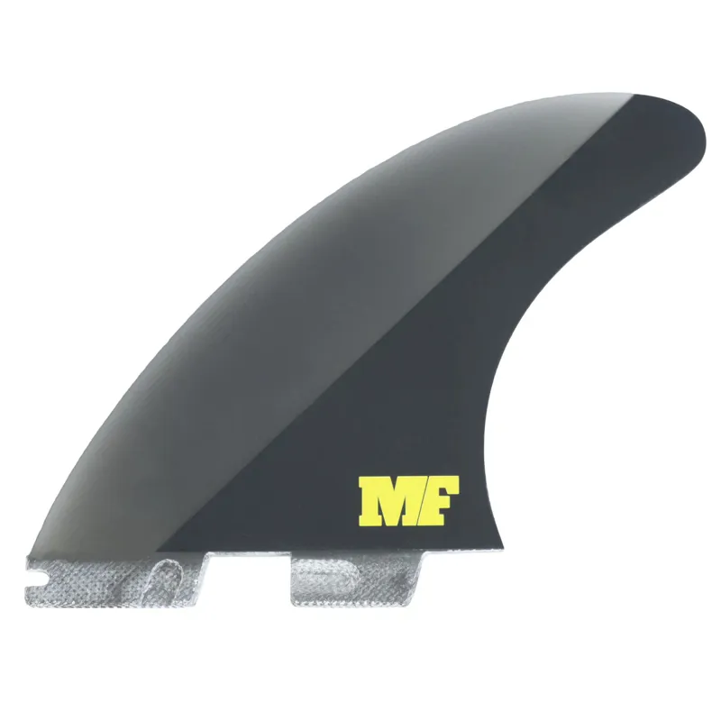 FCS II Mick Fanning PG Tri Fin Set in Black/Acid-1