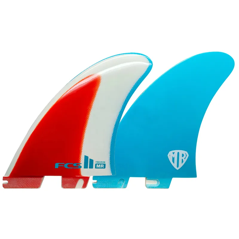 FCS II MR Freeride Twin Fin in Blue/Red/White