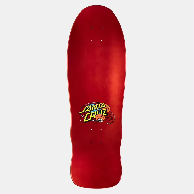 Stranger Things X Santa Cruz Melting Clock Skateboard Deck-2
