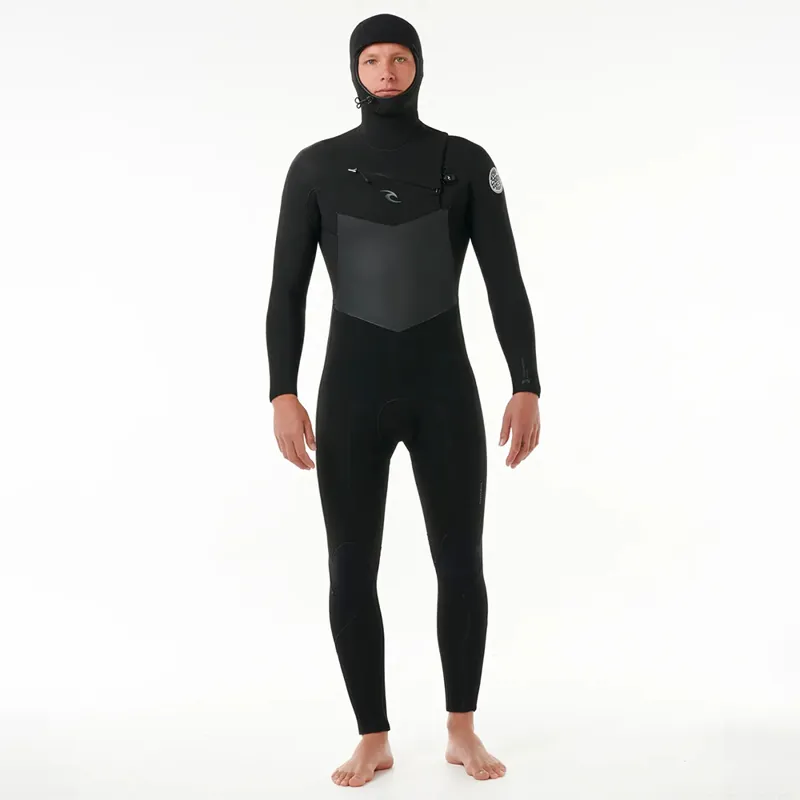 Rip Curl Dawn Patrol 6/4mm Hooded Chest Zip Wetsuit-1