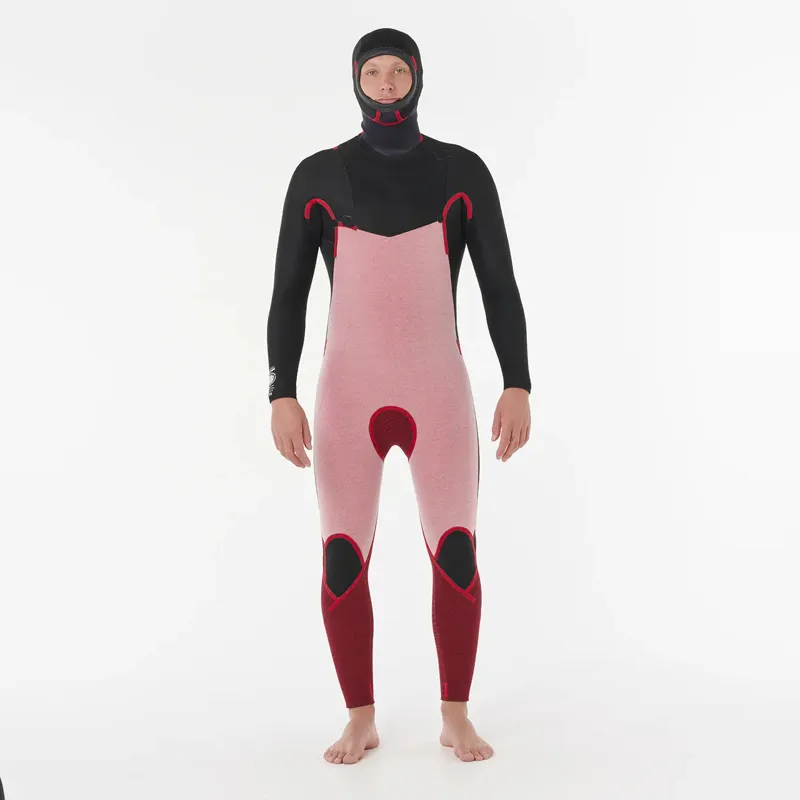 Rip Curl 2025 Dawn Patrol 6/4mm Chest Zip Hooded Wetsuit-6