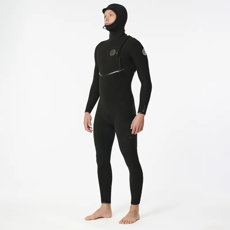 Rip Curl E Bomb 5/4mm Zip Free Hooded Wetsuit