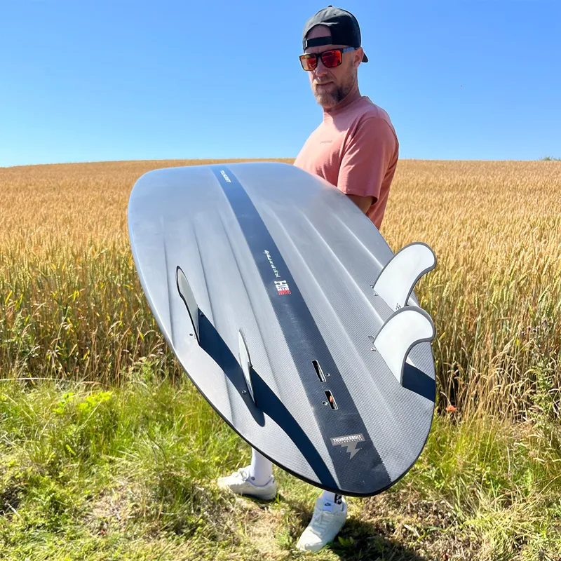Thunderbolt Surfboards Harley Ingleby Mini Mid 6 in Full Carbon - FCS2-3