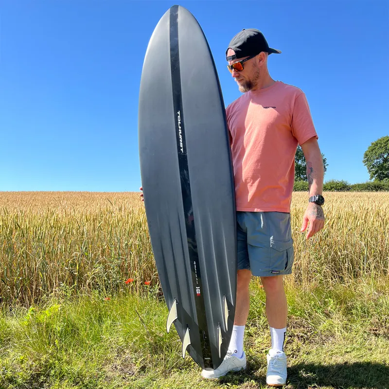 Thunderbolt Surfboards Harley Ingleby Mini Mid 6 in Full Carbon - FCS2-5