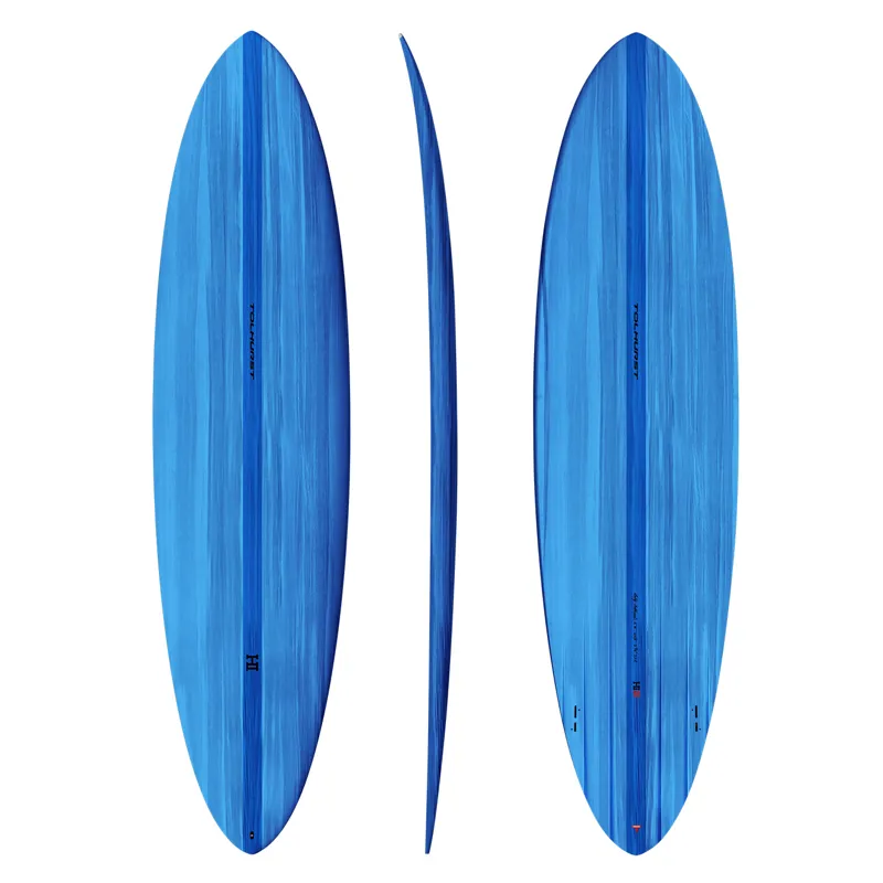 Thunderbolt Surfboards Harley Ingleby Mini Mid 6 Twin in Ocean Blue - FCS2