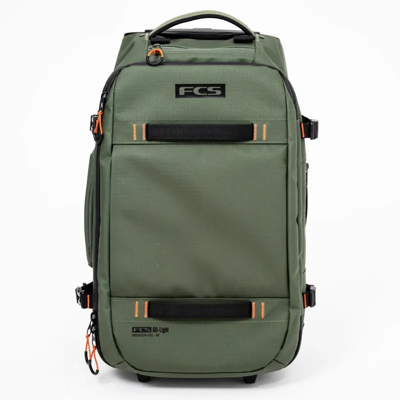 FCS GO-Light Mission 42L Wheelie Bag in Alpine