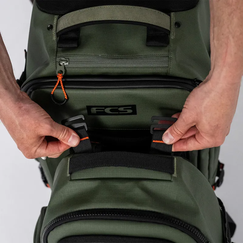 FCS GO-Light Mission 42L Wheelie Bag in Alpine-5