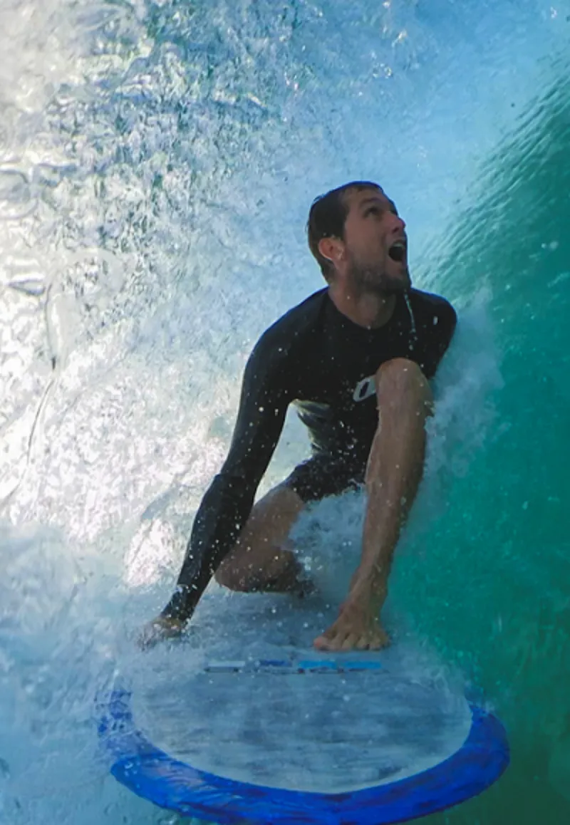 Harley Ingleby Thunderbolt Red Moe Surfboard in Blue - FCS2-2