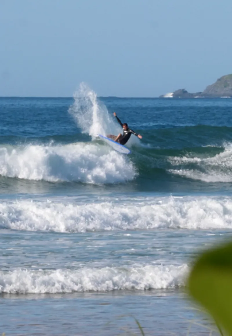 Harley Ingleby Thunderbolt Red Moe Surfboard in Blue - FCS2-3