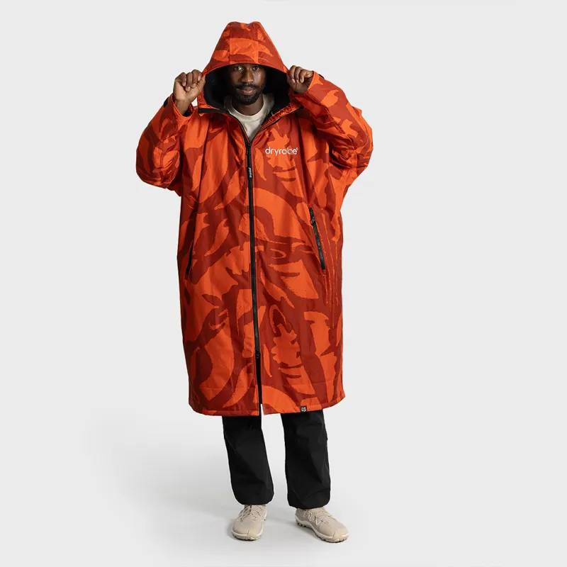 Dryrobe Advance Alpine Long Sleeve Change Robe in Mosaic Palm-3