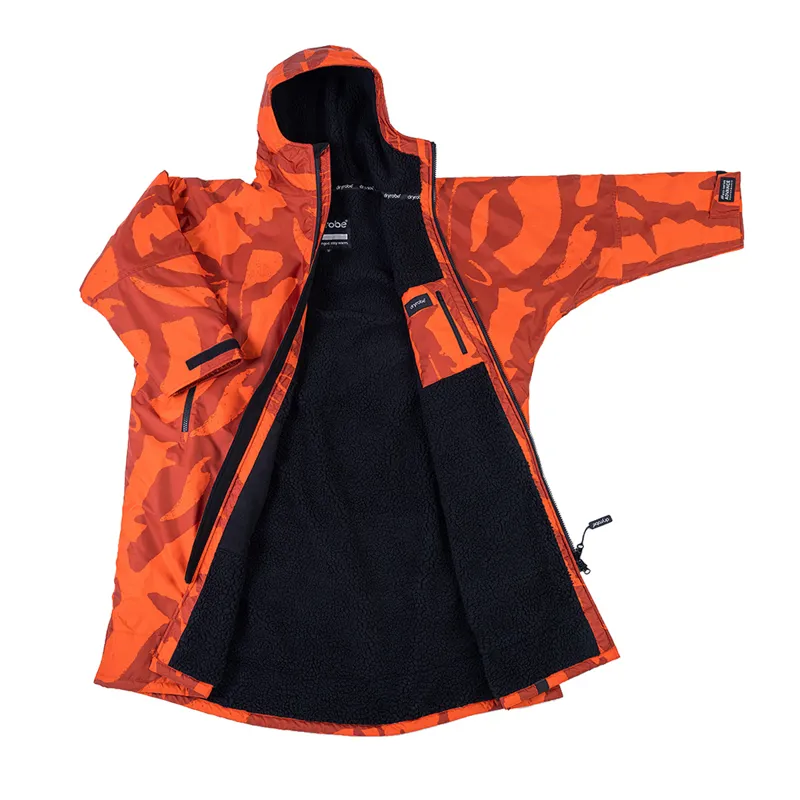 Dryrobe Advance Alpine Long Sleeve Change Robe in Mosaic Palm-9