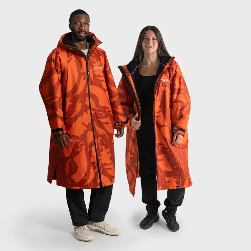Dryrobe Advance Alpine Long Sleeve Change Robe in Mosaic Palm-10