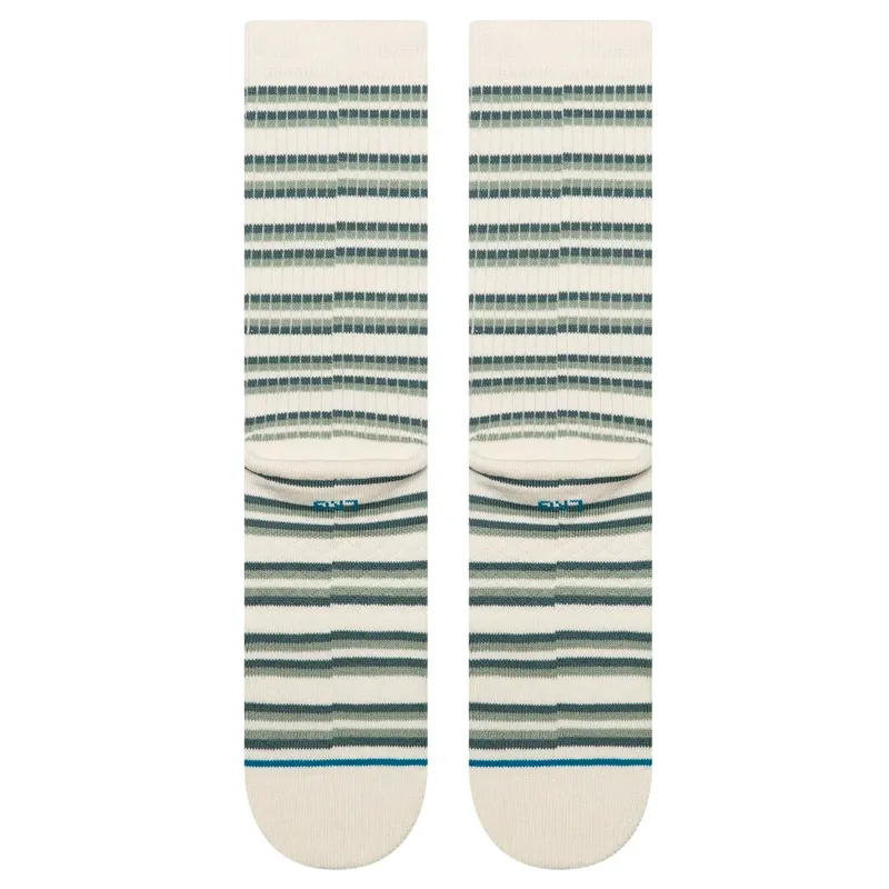 Stance Multistripe Ribbed Crew Sock in Iceberg-2