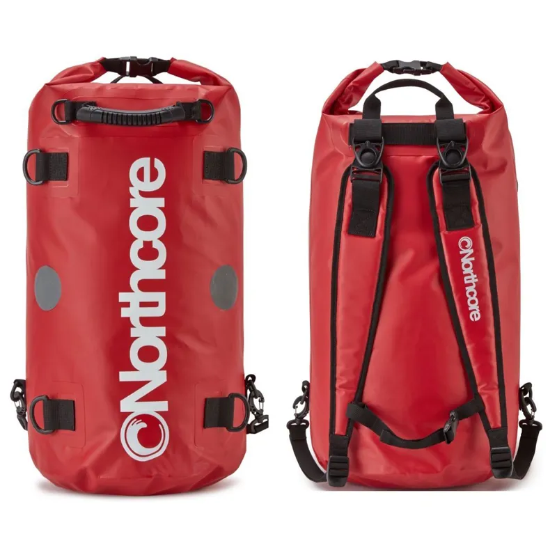 Northcore Dry Bag Backpack in Red