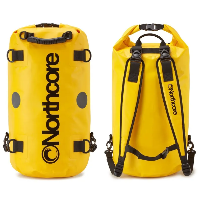 Northcore Dry Bag Backpack in Yellow