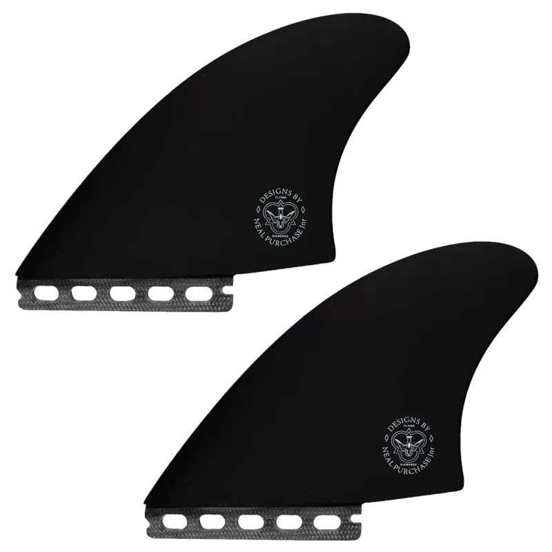 Neil Purchase Jnr Keel Twin Fin Set in Black - Futures