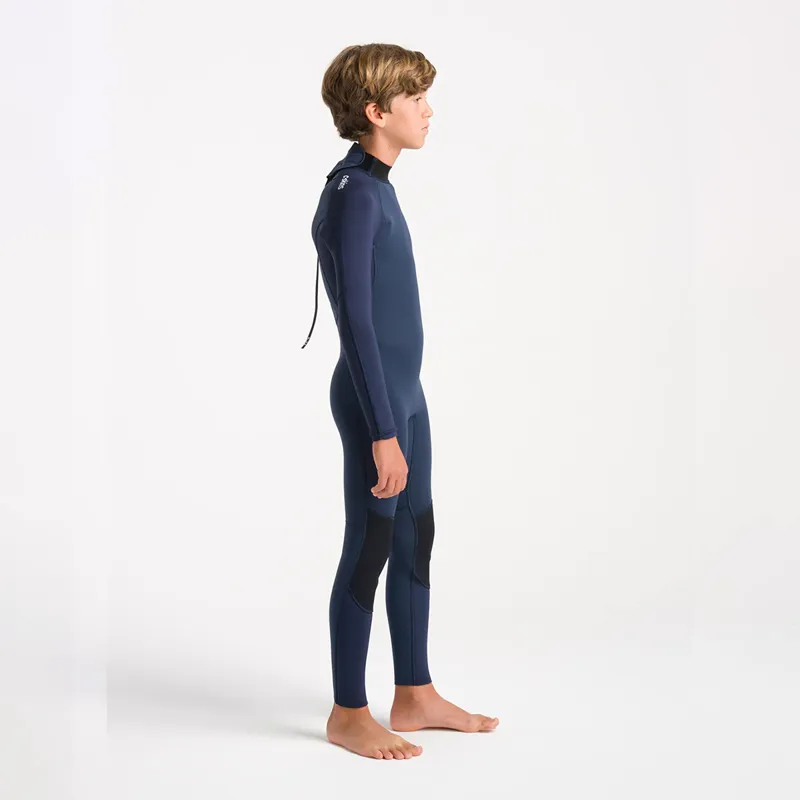 C-Skins NuWave Junior Element 3-2mm Back Zip Wetsuit in Cyan/Slate-5