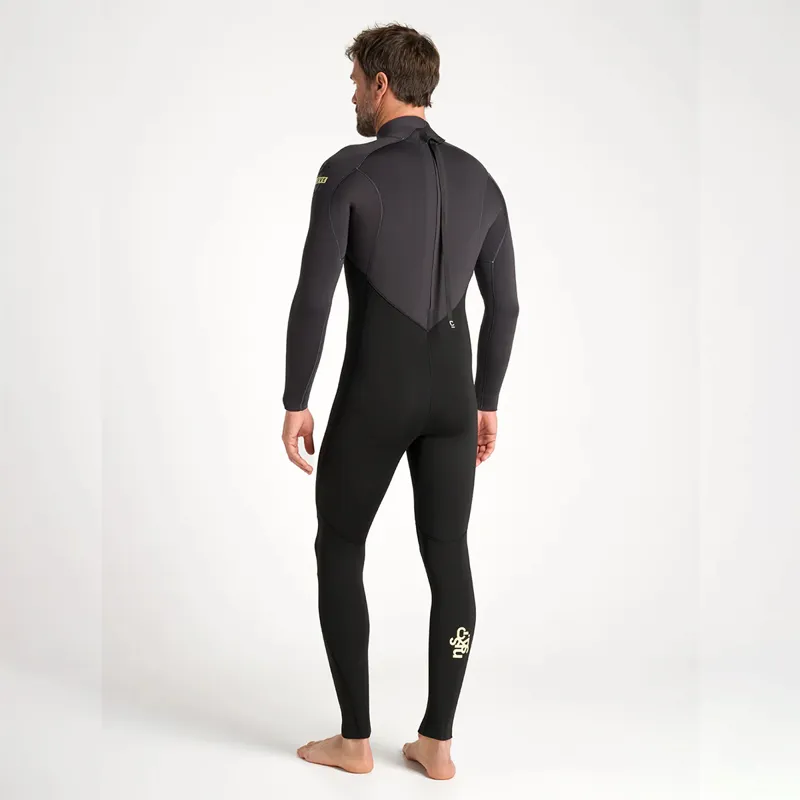 C-Skins NuWave Legend 4-3mm Back Zip Wetsuit in Black/Meteor-3