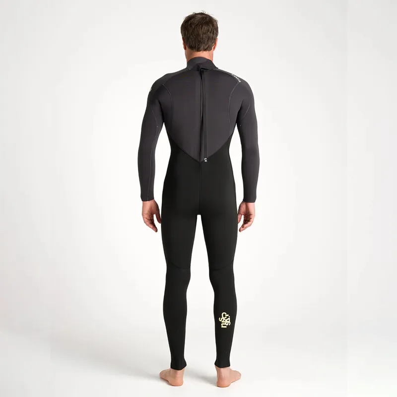 C-Skins NuWave Legend 4-3mm Back Zip Wetsuit in Black/Meteor-4