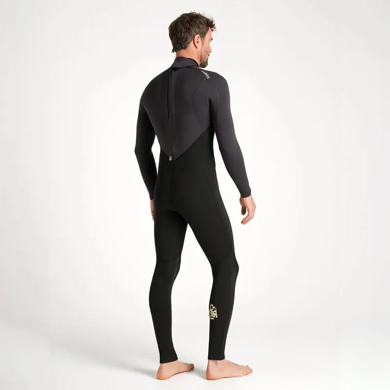 C-Skins NuWave Legend 4-3mm Back Zip Wetsuit in Black/Meteor-5
