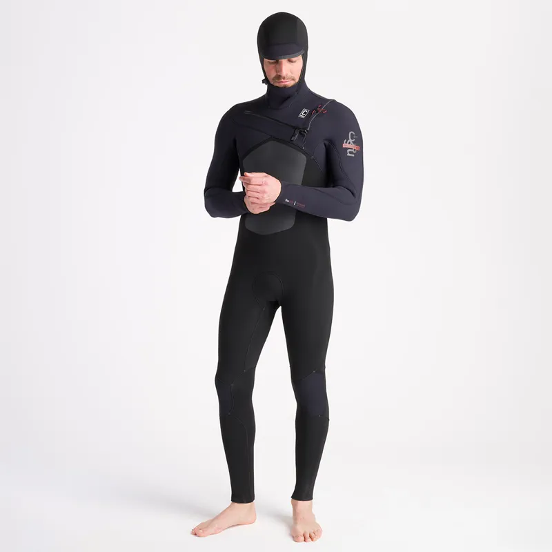 C-Skins NuWave ReWired 6-5mm Hooded Chest-Zip Wetsuit-1