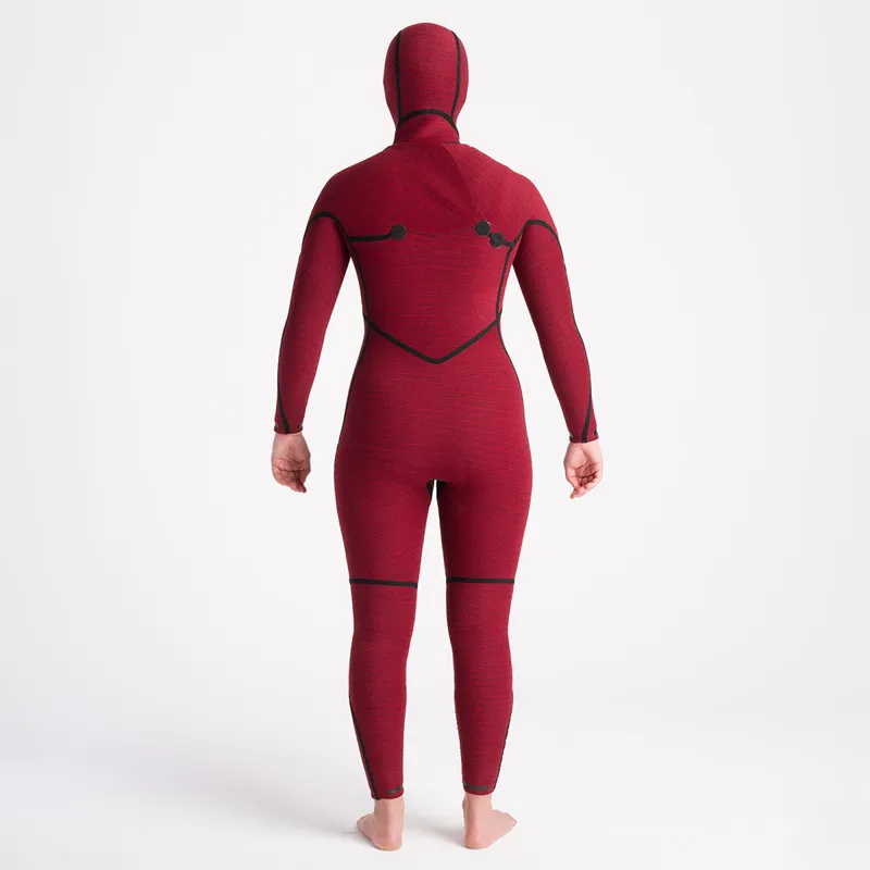 C-Skins Womens NuWave ReWired 6-5mm Hooded Chest Zip Wetsuit-8