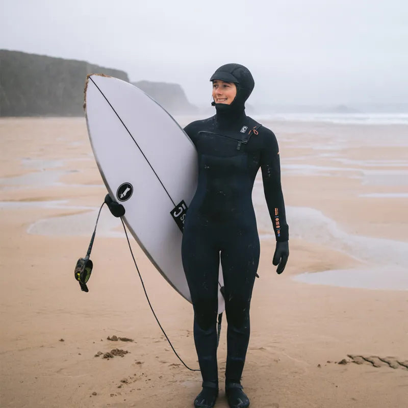 C-Skins Womens NuWave ReWired 6-5mm Hooded Chest Zip Wetsuit-9