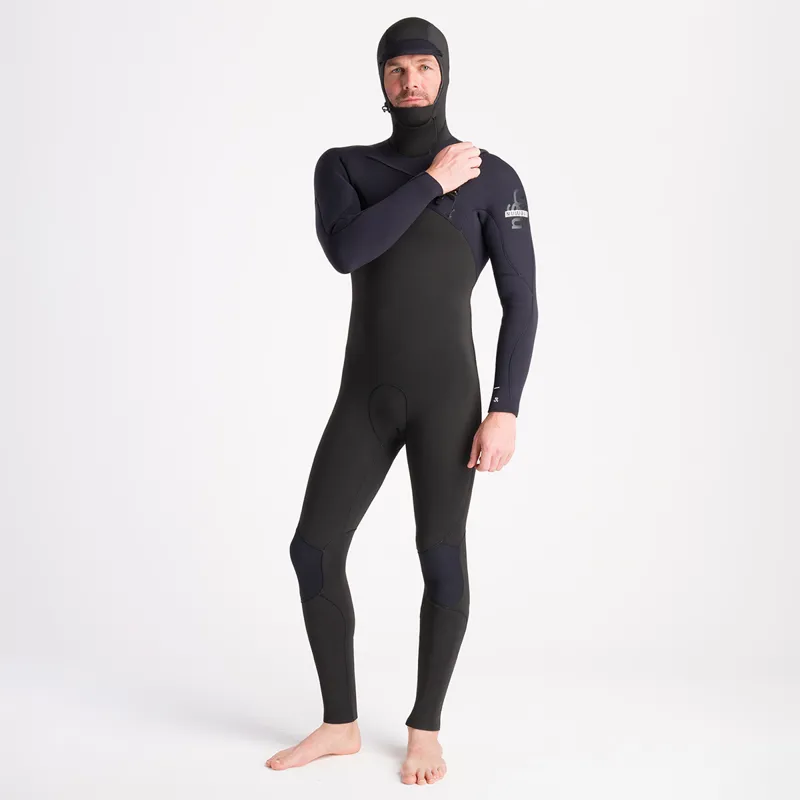 C-Skins NuWave Session 5/4mm Chest Zip Hooded Wetsuit-1