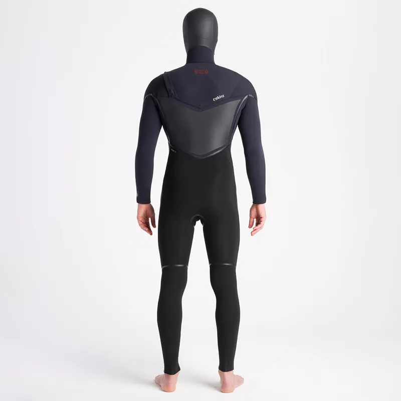 C-Skins NuWave Wired+ 6-5-4mm Hooded Chest Zip Wetsuit-1
