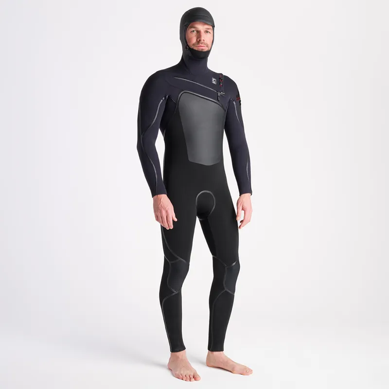 C-Skins NuWave Wired+ 6-5-4mm Hooded Chest Zip Wetsuit-5