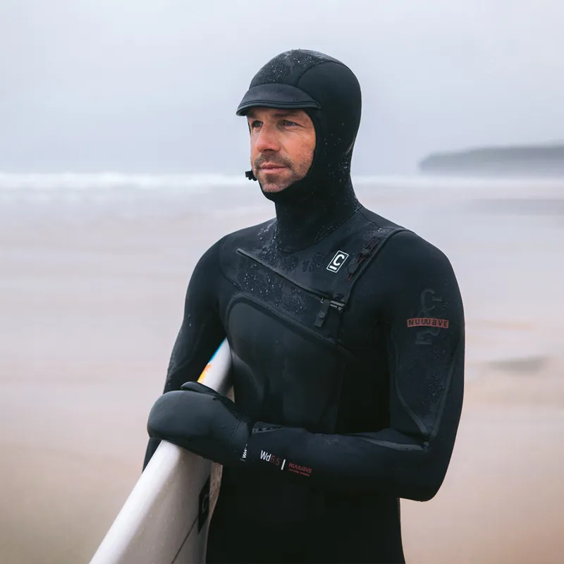C-Skins NuWave Wired+ 6-5-4mm Hooded Chest Zip Wetsuit-8