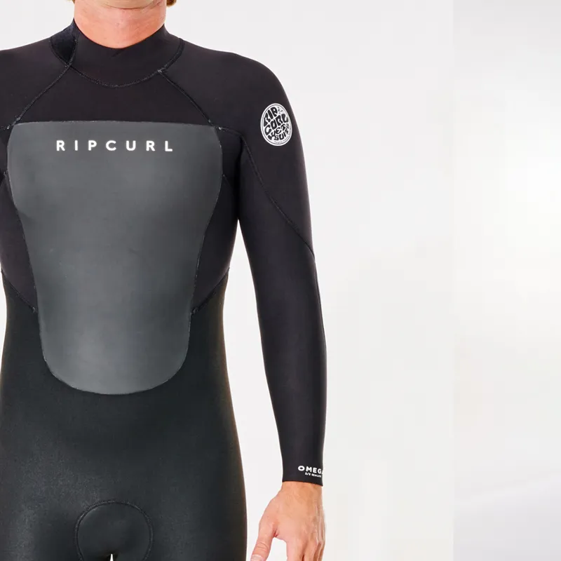 Rip Curl Mens Omega 5-3mm Back Zip Wetsuit in Black-4