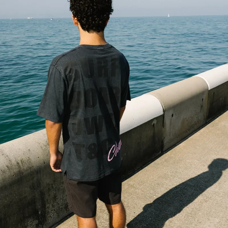 T and C Surf Designs Owner Tee in Fatigue Black-4