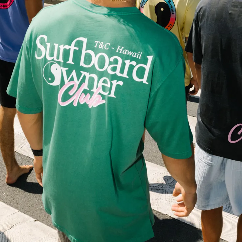 T and C Surf Designs Owner Tee in Green-2