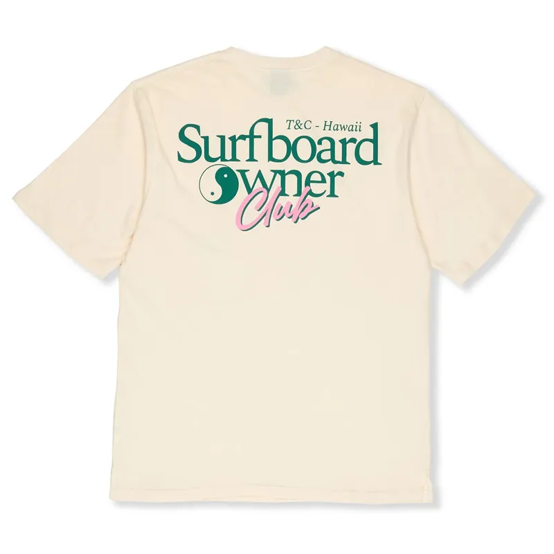 T and C Surf Designs Owner Tee in Vintage White