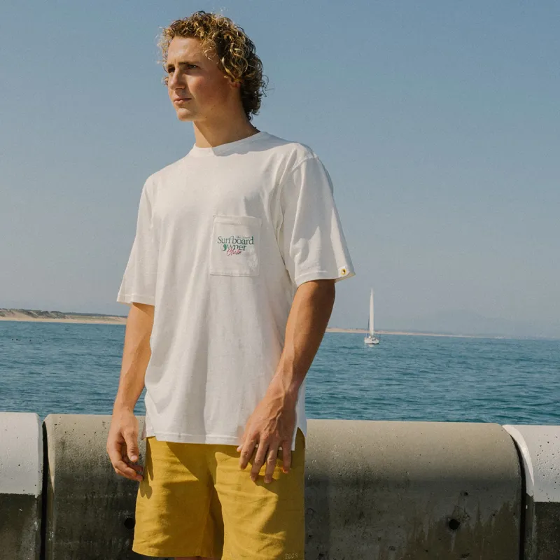 T and C Surf Designs Owner Tee in Vintage White-2