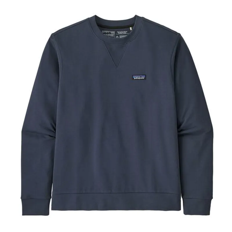 Patagonia Regenerative Organic Certified Cotton Crewneck Sweatshirt in Smolder Blue