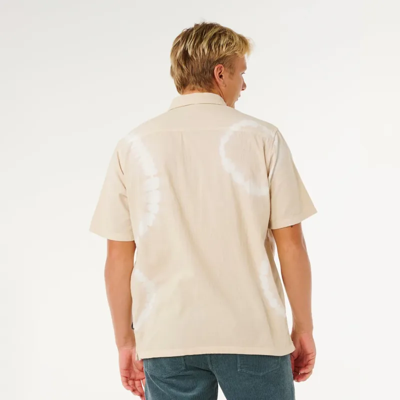 Rip Curl Pacific Rinse Short Sleeve Shirt in Bone-2
