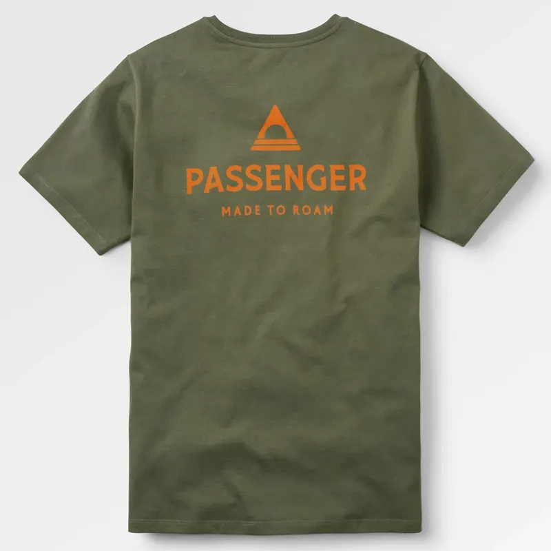 Passenger Recycled Cotton T-Shirt in Khaki