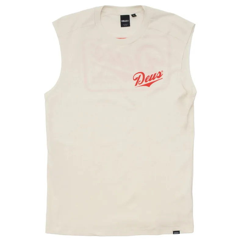 Deus Ex Machina Phase Muscle Tee in Dirty White-1