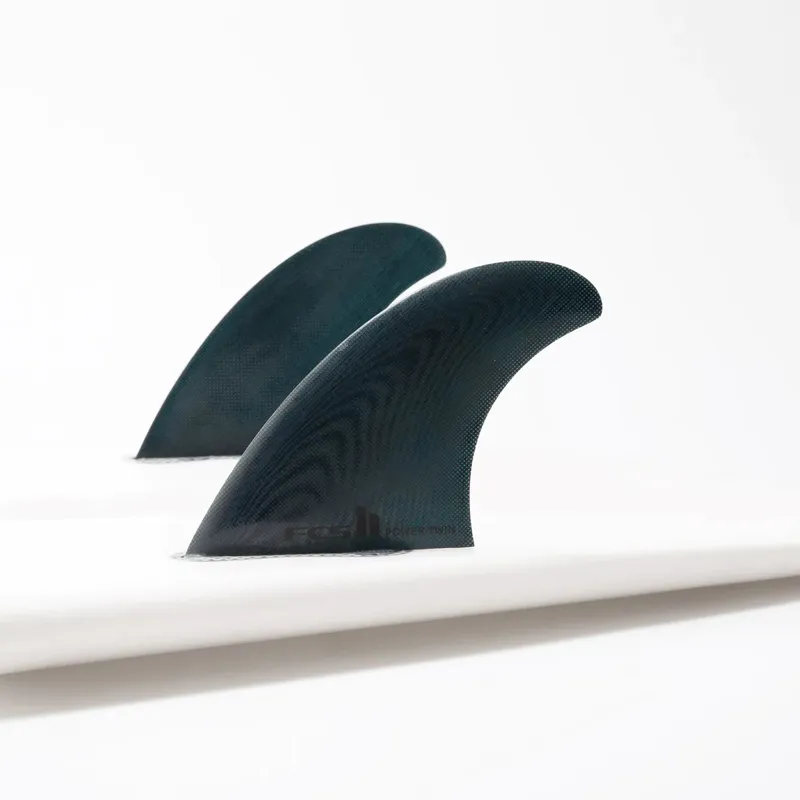 FCS II PG Power Twin Fins in Clear-2