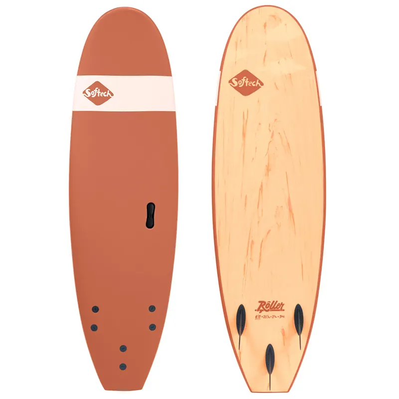 Softech Roller Soft Foam Surfboard in Clay