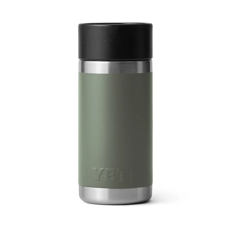 Yeti 12oz Rambler Bottle with Hotshot cap in Camp Green-1