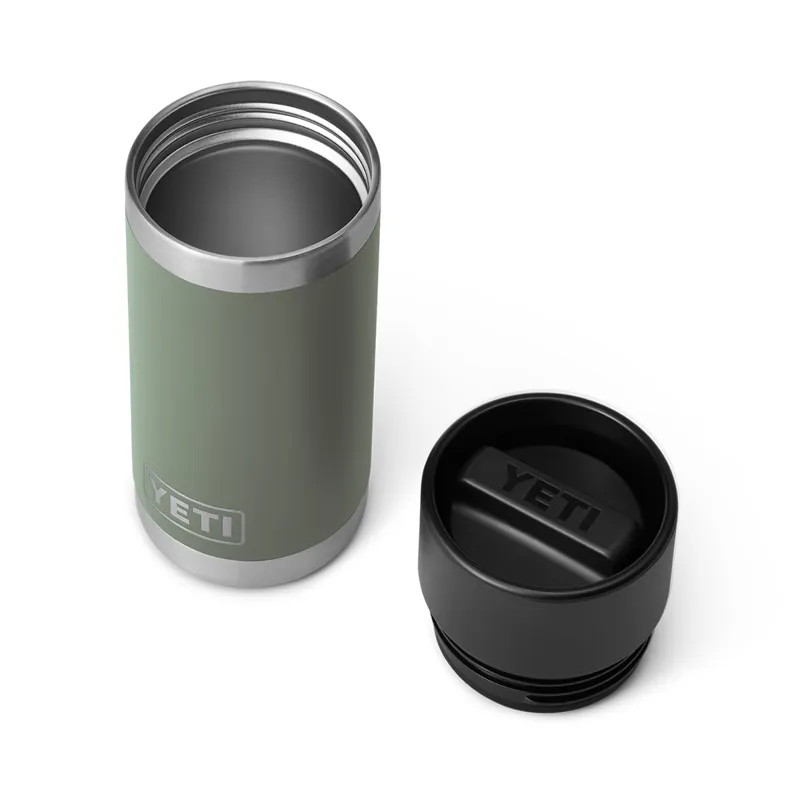 Yeti 12oz Rambler Bottle with Hotshot cap in Camp Green-3