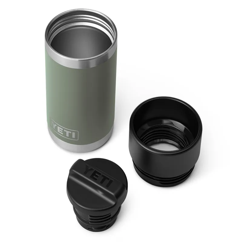 Yeti 12oz Rambler Bottle with Hotshot cap in Camp Green-4