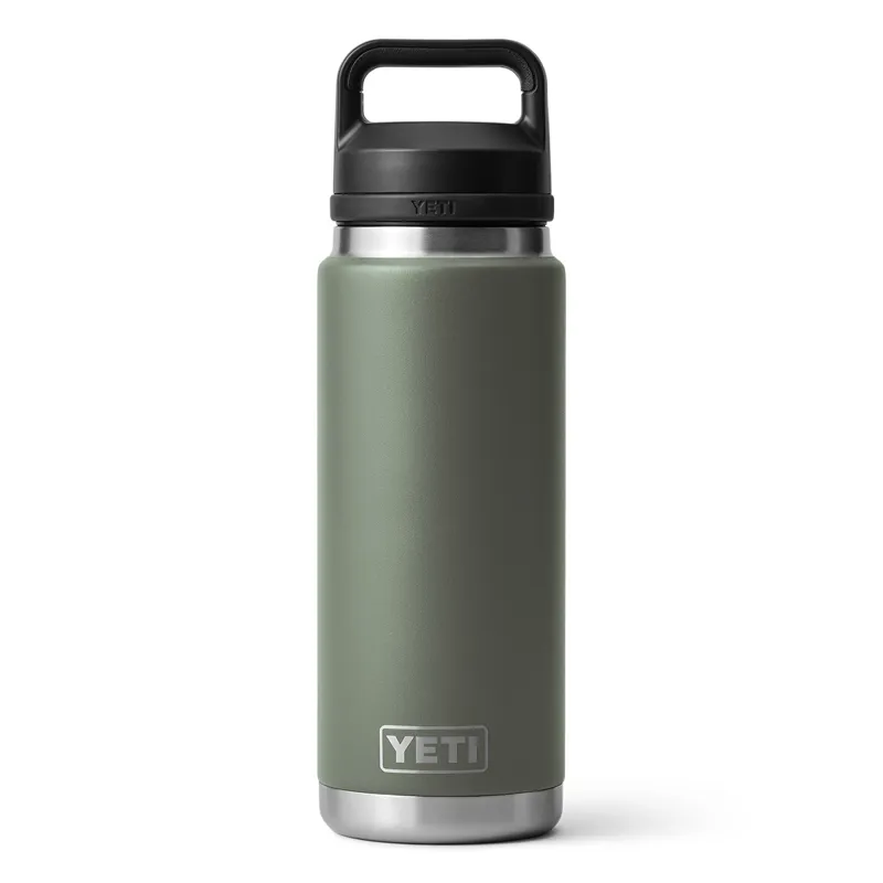 Yeti Rambler 26oz Chug Bottle in Camp Green