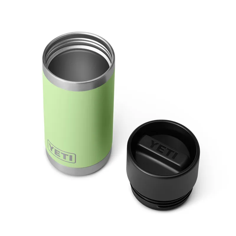 Yeti Rambler 12oz Bottle with Hotshot cap in Key Lime-3