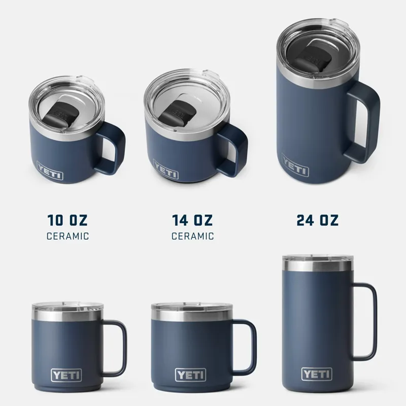 Yeti Rambler 14oz Ceramic Lined Mug in Pampa Green-5