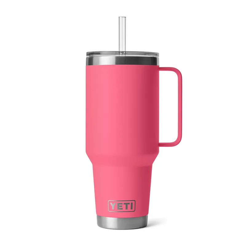 Yeti Rambler 42oz Straw Mug in Tropical Pink-1
