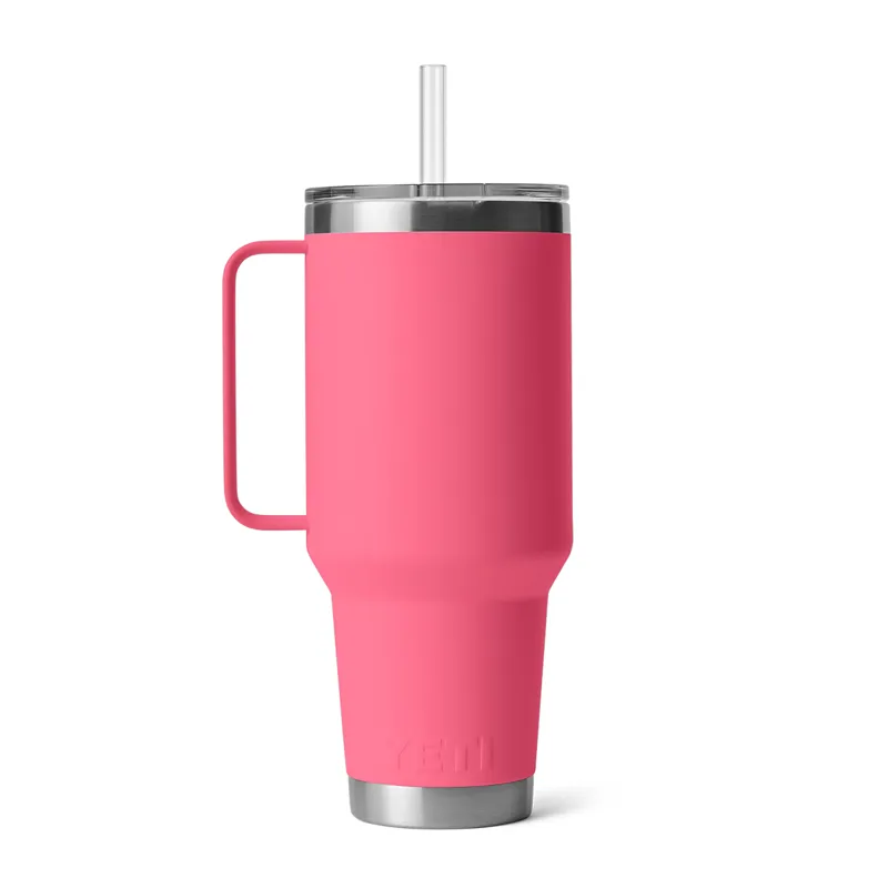 Yeti Rambler 42oz Straw Mug in Tropical Pink-2